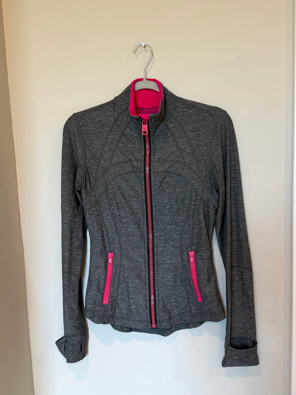 Lululemon Heathered Grey Define Jacket Size 6